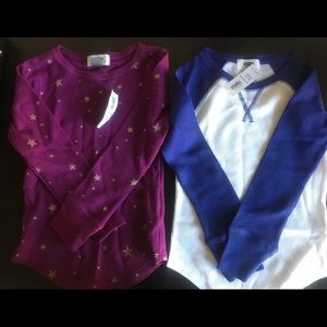 Little girls thermal shirts